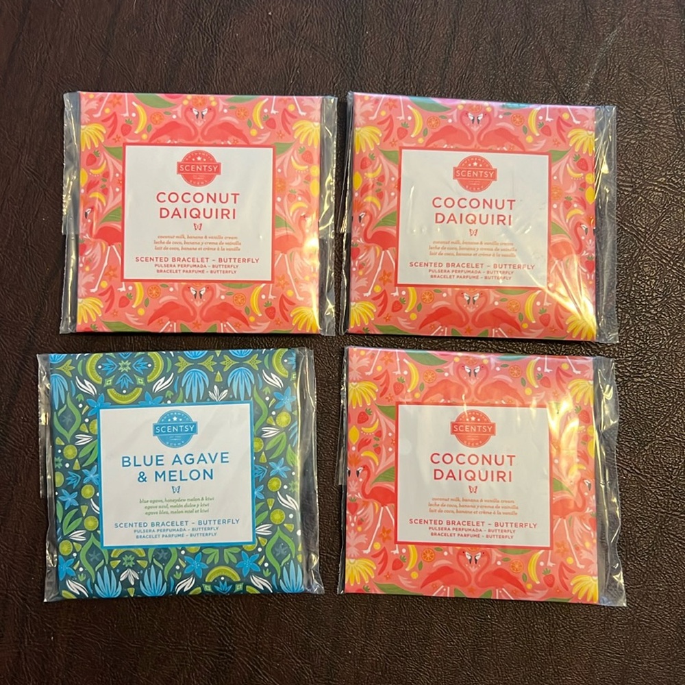 Scentsy 💙  4 Scented Bracelets - Butterfly 🦋